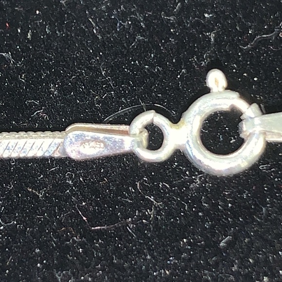 Sterling Silver Large Baltic Amber Pendant 30 Grams 2 3/4" X 2" With Chain - Picture 4 of 6